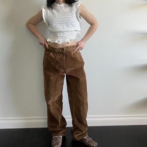 Vintage suede pants